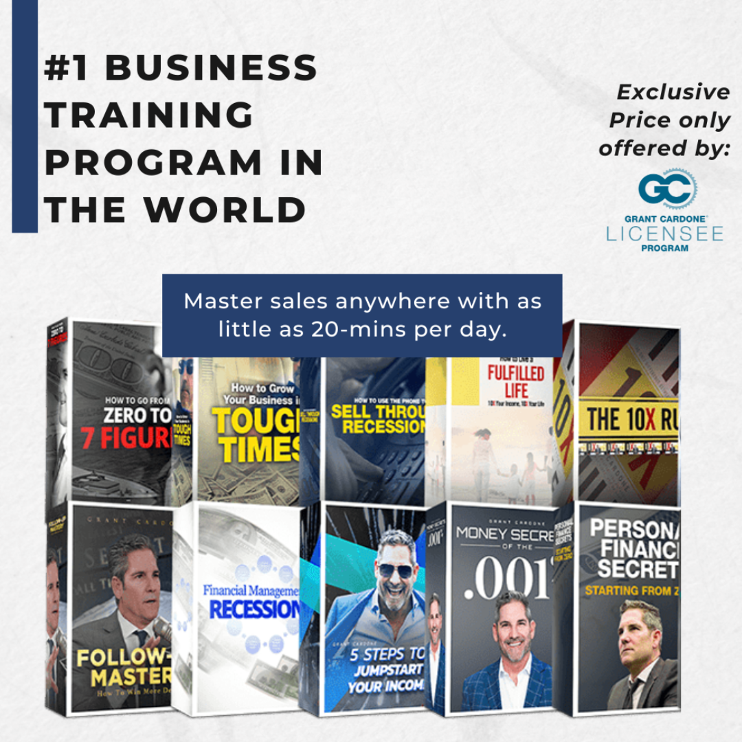 Cardone University is the Number One Business Training Program In The World